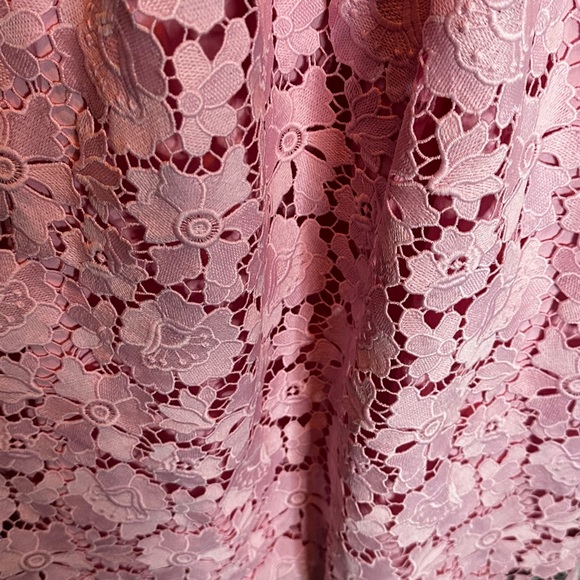 Anthropologie Maeve One-Shoulder Lace Midi Dress - Picture 6 of 7